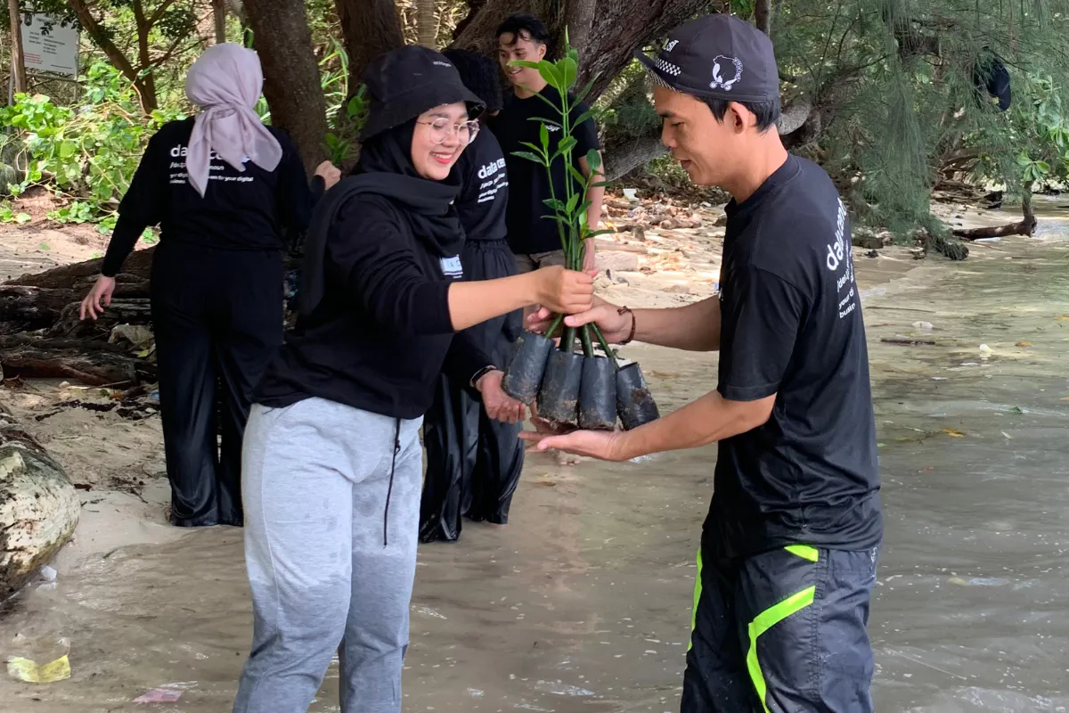 3000 Mangrove Plants for a Greener Future : EDGE DC Celebrates World Tree Day 2024
