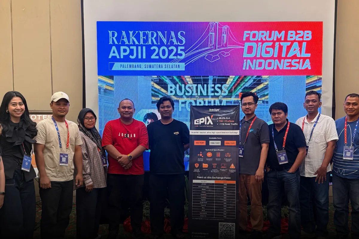 EDGE DC Hadir di Rakernas APJII 2025 & Forum B2B Digital Indonesia untuk Memperkuat Kolaborasi Industri